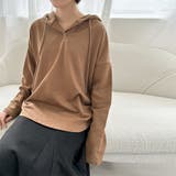 パーカー レディース 薄手 スウェット プルオーバー フード付き | Doux Belle  | 詳細画像11 