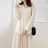 パーカー レディース 薄手 スウェット プルオーバー フード付き | Doux Belle  | 詳細画像25 