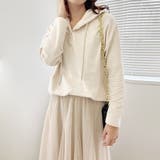 パーカー レディース 薄手 スウェット プルオーバー フード付き | Doux Belle  | 詳細画像27 