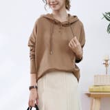 パーカー レディース 薄手 スウェット プルオーバー フード付き | Doux Belle  | 詳細画像8 