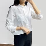 ホワイト | シャツ フリルシャツ ブラウス | Doux Belle 