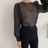 シースルートップス シアーシャツ ブラウス | Doux Belle | 詳細画像11