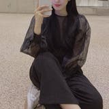 シースルートップス シアーシャツ ブラウス | Doux Belle | 詳細画像12