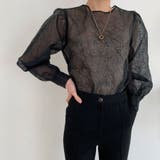 シースルートップス シアーシャツ ブラウス | Doux Belle | 詳細画像13