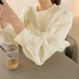 シースルートップス シアーシャツ ブラウス | Doux Belle | 詳細画像2