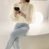 シースルートップス シアーシャツ ブラウス | Doux Belle | 詳細画像6