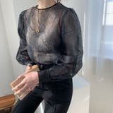 シースルートップス シアーシャツ ブラウス | Doux Belle | 詳細画像9