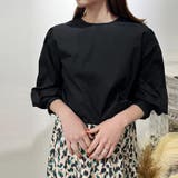 ブラック | ボリュームブラウス ブラウス トップス | Doux Belle 