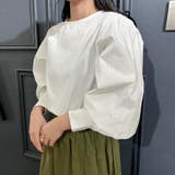 ホワイト | ボリュームブラウス ブラウス トップス | Doux Belle 