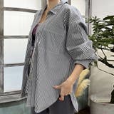 ストライプシャツ ロングシャツ シャツ | Doux Belle  | 詳細画像53 