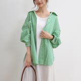 ストライプシャツ ロングシャツ シャツ | Doux Belle  | 詳細画像5 