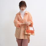 ストライプシャツ ロングシャツ シャツ | Doux Belle  | 詳細画像17 