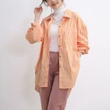 ストライプシャツ ロングシャツ シャツ | Doux Belle  | 詳細画像18 