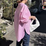ストライプシャツ ロングシャツ シャツ | Doux Belle  | 詳細画像58 