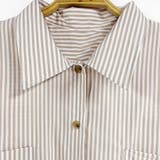 ストライプシャツ ロングシャツ シャツ | Doux Belle  | 詳細画像84 