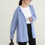 ストライプシャツ ロングシャツ シャツ | Doux Belle  | 詳細画像62 