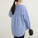 ストライプシャツ ロングシャツ シャツ | Doux Belle  | 詳細画像63 