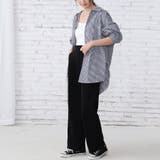 ストライプシャツ ロングシャツ シャツ | Doux Belle  | 詳細画像77 