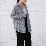 ストライプシャツ ロングシャツ シャツ | Doux Belle  | 詳細画像79 