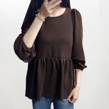 コーヒー | ブラウス カットソー トップス | Doux Belle 