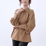 ライトブラウン | ブラウス シャツ レディース | Doux Belle