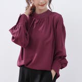 ワインレッド | ブラウス シャツ レディース | Doux Belle