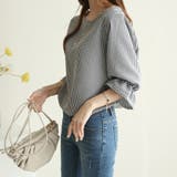 シャツ ブラウン レディース | Doux Belle  | 詳細画像13 