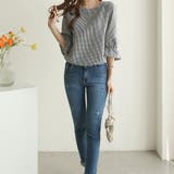 シャツ ブラウン レディース | Doux Belle  | 詳細画像14 