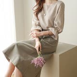 シャツ ブラウン レディース | Doux Belle  | 詳細画像3 