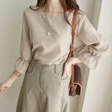 シャツ ブラウン レディース | Doux Belle  | 詳細画像4 