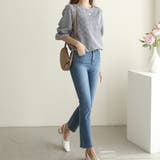 シャツ ブラウン レディース | Doux Belle  | 詳細画像8 