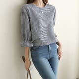 シャツ ブラウン レディース | Doux Belle  | 詳細画像9 