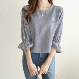 ネイビー | シャツ ブラウン レディース | Doux Belle 