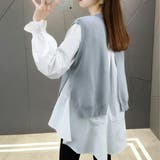 シャツセット 重ね着 ブラウス | Doux Belle  | 詳細画像18 