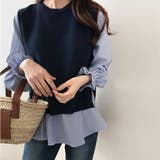 シャツセット 重ね着 ブラウス | Doux Belle  | 詳細画像12 