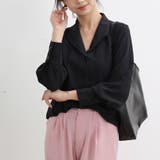 シャツ レディース トップス 長袖 ブラウス オーペンカラー | Doux Belle  | 詳細画像16 