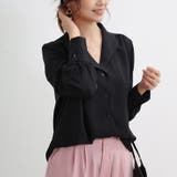 シャツ レディース トップス 長袖 ブラウス オーペンカラー | Doux Belle  | 詳細画像17 