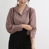 シャツ レディース トップス 長袖 ブラウス オーペンカラー | Doux Belle  | 詳細画像23 