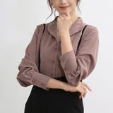 シャツ レディース トップス 長袖 ブラウス オーペンカラー | Doux Belle  | 詳細画像27 