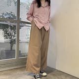 シャツ レディース トップス 長袖 ブラウス オーペンカラー | Doux Belle  | 詳細画像4 