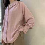 シャツ レディース トップス 長袖 ブラウス オーペンカラー | Doux Belle  | 詳細画像5 