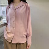 シャツ レディース トップス 長袖 ブラウス オーペンカラー | Doux Belle  | 詳細画像6 