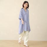 ロングシャツ レディース シャツワンピース | Doux Belle | 詳細画像11
