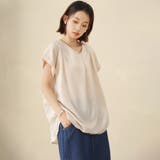 ブラウス 半袖 シャツ | Doux Belle  | 詳細画像14 