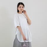 新作 tシャツ トップス クルーネック シンプル  無地 | Doux Belle  | 詳細画像16 