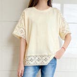 レース トップス トップス 可愛い カジュアル オフェス | Doux Belle  | 詳細画像15 