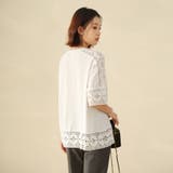 レース トップス トップス 可愛い カジュアル オフェス | Doux Belle  | 詳細画像37 