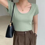 トップス Ｔシャツ レディース カットソー スクエアネック カジュアル | Doux Belle  | 詳細画像24 