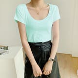 トップス Ｔシャツ レディース カットソー スクエアネック カジュアル | Doux Belle  | 詳細画像29 