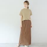 新作 トップス Ｔシャツ 半袖 tシャツ 無地 伸縮性 | Doux Belle  | 詳細画像13 